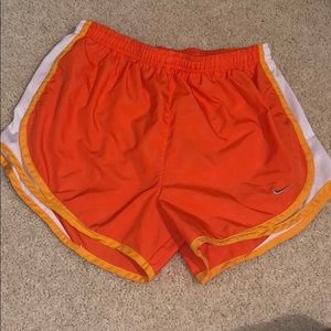 Nike Orange Running Shorts